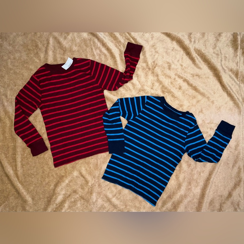 NWT 2 Red and blue Striped Sweater